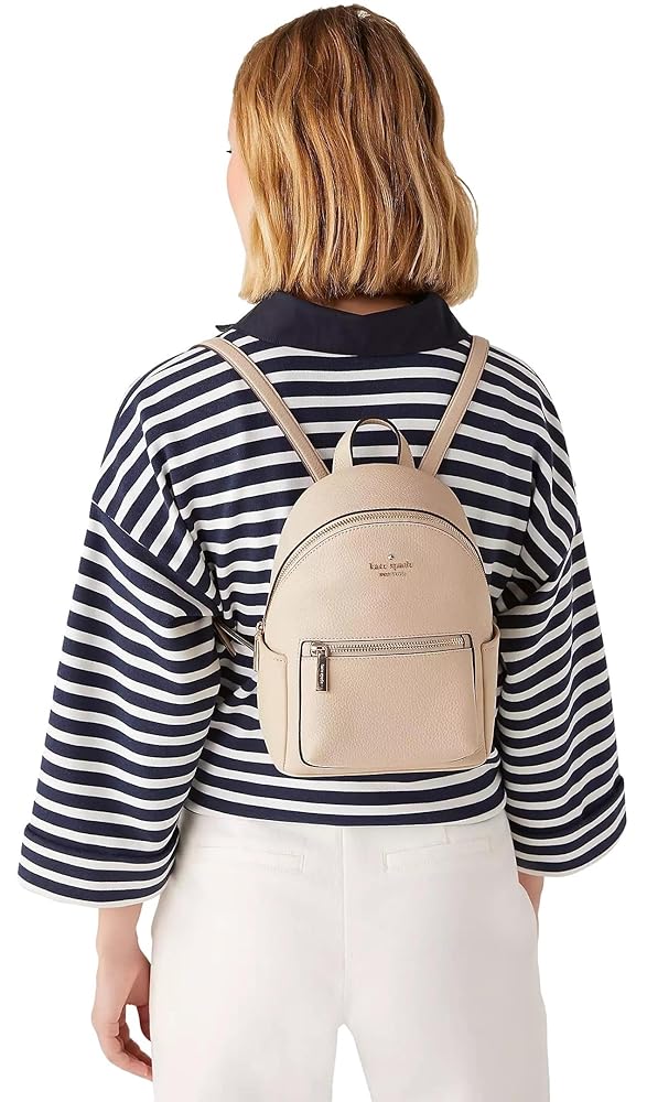 kate spade リュックサック︎ ︎︎︎ミニ ドーム バックパック ライトサンド Amazon.co.jp: Kate Spade Leila ペブルドレザーミニドーム